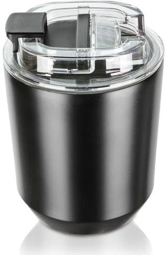 ERBO Gobelet à café à emporter, isotherme, 280 ml, anti-fuite, avec couvercle, pour café, thé, en déplacement, noir