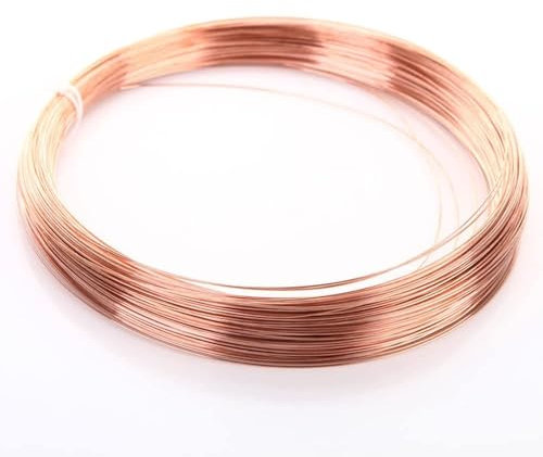 Jonoisax 99,9% Reiner Weicher Kupferdraht 32,81 Fuß Für Elektrokultur Gartenbau Schmuckherstellung Perlen Wissenschaft Projekte DIY Kunstwerk,0.3mm