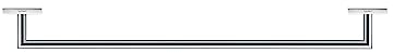 Duravit Badetuchhalter Karree, einarmig, Handtuchhalter Wandmontage, 60 cm, Handtuchhalterung, Handtuchstange Chrom