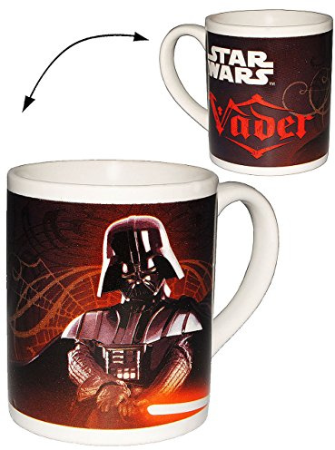 Henkeltasse - Star Wars - Darth Vader/Luke Skywalker - Porzellan/Keramik - Trinktasse mit Henkel/Tasse Becher - Porzellantasse Tassen für Kinder & E..