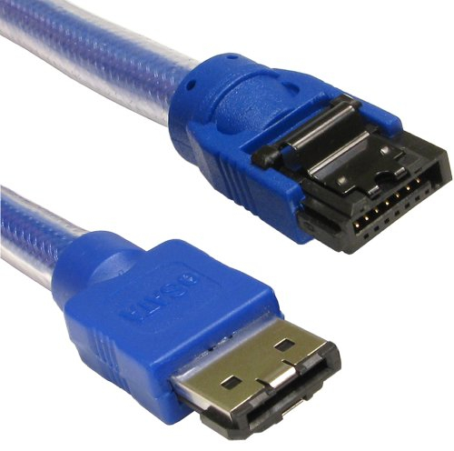 eSATA 300 Zum SATA 3GHz Hoch Geschwindigkeit Außen Abgeschirmtes Kabel 3 m [3 Meter/3m]