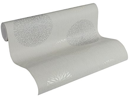 A.S. Création Vliestapete Spot Tapete natürlich 10,05 m x 0,53 m grau Made in Germany 937921 93792-1