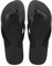 Havaianas Top Color, Unisex Flipflop, Black,