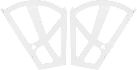 lyrlody Schuhschrankscharniere, Schuhschrank-Drop-Down-Beschlag, Schuhschrankrahmenscharniere Möbelteile Hardware, Kunststoff, Schuhschrank, Regale und Schrankersatz(Weiß)