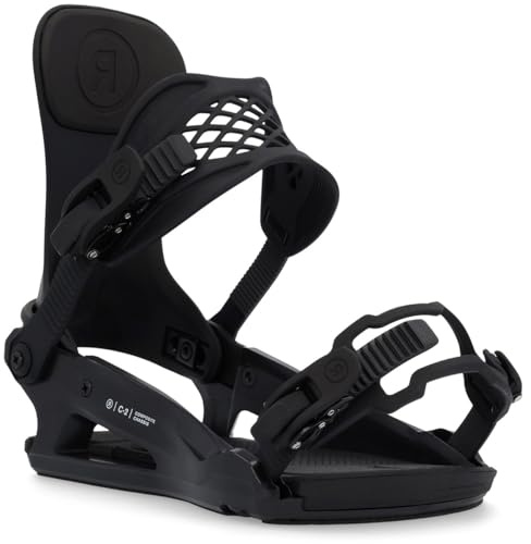 Ride C-2 Men's Snowboard Bindings, Black, M