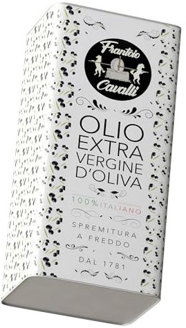 NUOVO Olio Extravergine di Oliva Italiano Frantoio Cavalli - Dal 1781 Olio EVO Spremuto a Freddo - Latta 5L