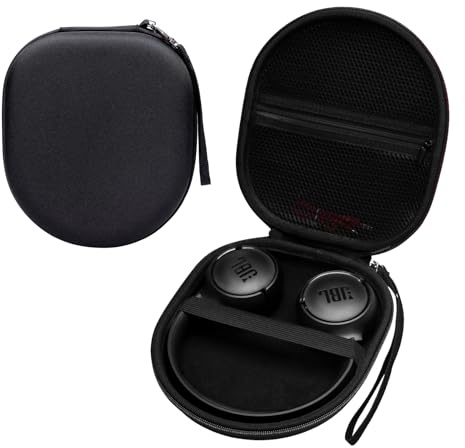 XANAD Headphone Case for Sony Soundcore Anker JBL Bose KVIDIO Rebocico DOQAUS Noise Cancelling Bluetooth HeadphoneTravel Carrying Headphones Case Hard Shell (Black)