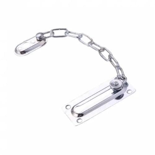 Lucchetto a catena for porta, lucchetto a catena for porta, catena for porta catena di sicurezza for porta dell'hotel in acciaio inossidabile argento catena di sicurezza for la casa accessori hardware