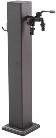 Columna Agua Jardín Independiente,Columna Dispensadora Agua Acero Inoxidable For Exteriores Poste Fuente Agua Riego Con Estante For Manguera,Fuente Decorativa Agua Dispensador Agua Hidrante(Square-sha