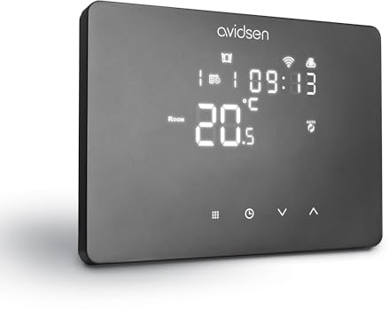 Termostato Smart filare nero - HomeTemp - Avidsen - 127073