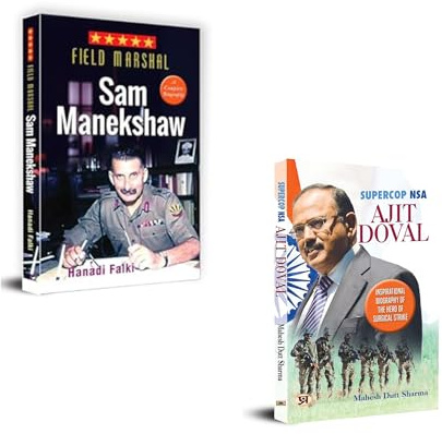 Legends of Leadership and Valor: The Heroes of India Bundle (Field Marshal Sam Manekshaw + Supercop Nsa Doval ) Sam Manekshaw | Field Marshal | Ajit Doval | Nsa Doval | Indian Military Leaders |