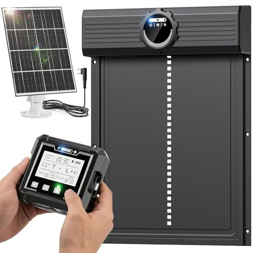 Puerta Gallinero Automático Solar