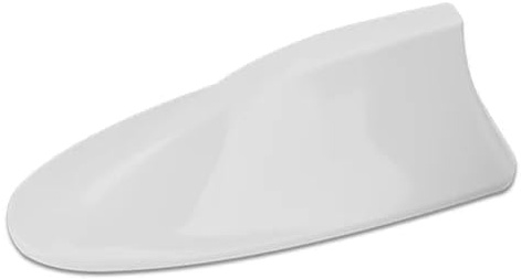 Antennes Audio et vidéo pour Auto Antenne aileron de Requin Universelle Compatible avec Les Voitures, notamment Dacia, Duster, McV 2 et Modus Espace. Antenne Radio Voiture(White)