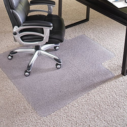 ES Robbins Extra High Pile Chair Mat, Rectangle with Lip, 36x48 Beveled Edge