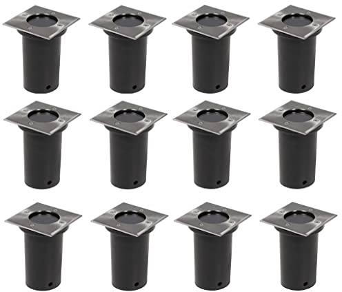 vidaXL 12x Faretti ad Incasso Giardino Carrabili Luci Calpestabili Interrate