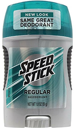 Mennen Speed Stick Speed ​​Stick Deodorante 1.8 oz ordinario (confezione da 3)