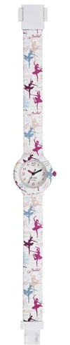 HIP HOP, Collezione Kids Fun, Orologio Bambina Dancer, con Cinturino in Silicone Intercambiabile, Pratica Chiusura, Cassa 28 mm, Movimento al Quarzo, Resistente all'Acqua Fino a 50 m, con Fantasie