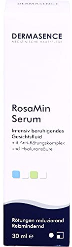 DERMASENCE RosaMin Intensiv beruhigendes Serum - intensiv beruhigendes Serum, für die reaktive, zu Rosacea und Rötungen neigende Haut entwickelt - 30 ml