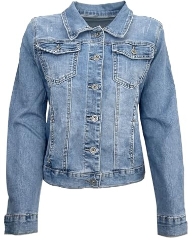 JOPHY & CO. Giacca Jeans Denim Donna (cod. 2274 & 2299) (M, Cod. 2274)