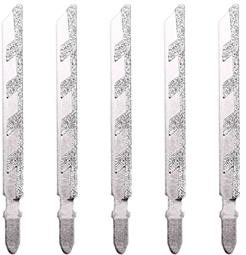 XIAOJUN 5 Stück Serie 101 mm 4 T Schaft Klingen beschichtet Jig Sägeblätter Set Maurerwerk Fliesen Schneiden Elektronische Werkzeuge Zubehör