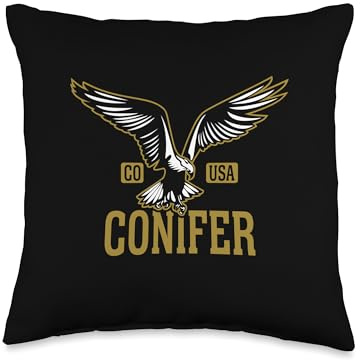 Conifer Colorado USA Throw Pillow