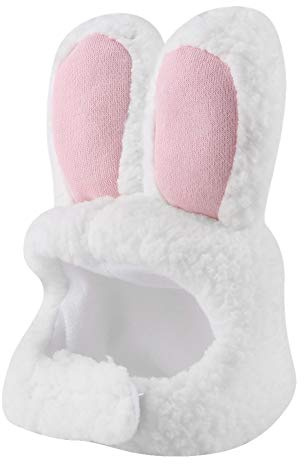 CHICIRIS Cappello da Coniglio, Morbido Costume da Gatto con Cinturino Regolabile, Adorabile Design con Orecchie di Coniglio per Cosplay e Fotografie di Animali Domestici in Vacanza