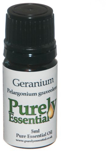 Geranium Essential Oil 5ml Pure and Natural, Purely Essential