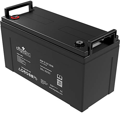 Offgridtec® AGM batteribeständigt solbatteri 1,2 Ah till 260 Ah 12 V