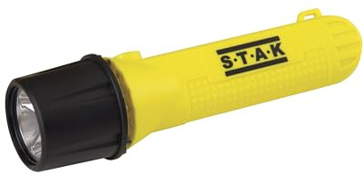 Velamp FATEX01 LED-Taschenlampe IP67, schwarz/gelb