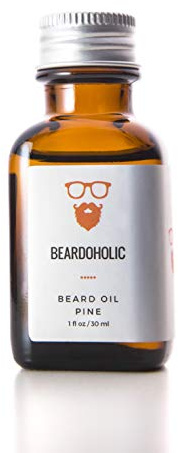 Beardoholic Natural Beard Oil Pine Scented 1 Ounce (30 ml)
