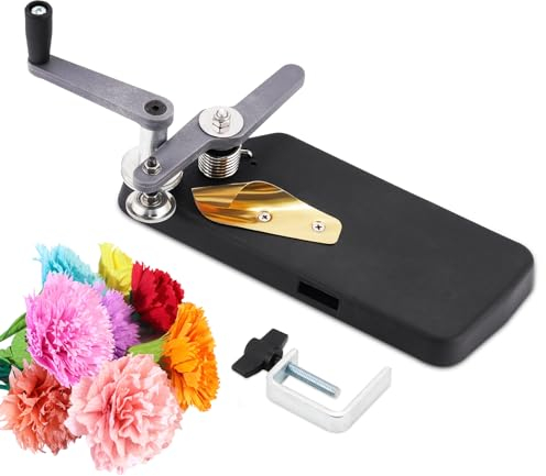 YJINGRUI Blumen Crimp Maschine Blumenmaterialien feine Zähne kreppwickelmaschine Lockenmaschine Krepppapier Spitze Maschine Lockenpapier Blumen Papiermaschine (Feines Zahnrad)