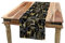 ABAKUHAUS Weihnachten Tischläufer, Oriental Deer, Esszimmer Küche Rechteckiger Dekorativer Tischläufer, 40 x 300 cm, Schwarz Beige