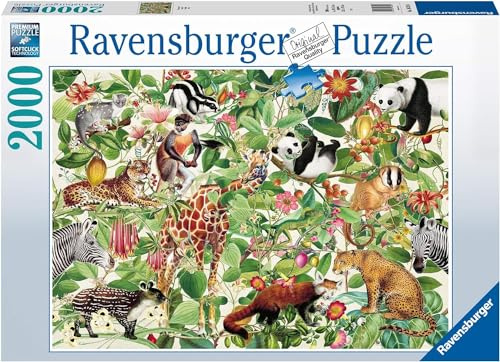 Ravensburger 16824 Dschungel Puzzle 2000 Jungle, Multi-Coloured