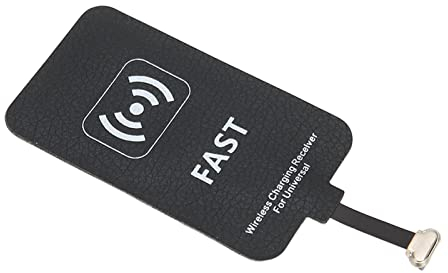 Récepteur Qi Micro USB, Récepteur de sans Fil 5V 2A 10W, Puce de Récepteur de Chargeur sans Fil Qi, Prise Pliable, pour Téléphone à Interface Inversée Micro USB