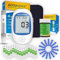 ACCUGENCE Monitor de Cetonas con 15 tiras de prueba de cetonas, 15 lancetas, medidor multifunción 3 en 1 para ácido úrico, glucosa y cetonas