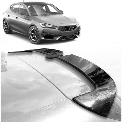 CHROMEMASTER | Alerón Trasero, Spoiler para Techo Compatible con Cupra León Hatchback 2021+; Accesorios de Coche - Spoiler para Coche; Poliuretano; para Pintar; Método de Montaje: Pegamento; Abe