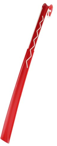 Pasbuteiy skohorn med långt handtag, lång skosnörningshjälp, lång skosked för stövlar, ergonomisk skohjälp för seniorer, män, kvinnor
