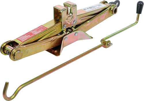 BGS DIY 9909 | Scheren-Wagenheber mit Kurbel | 1 t