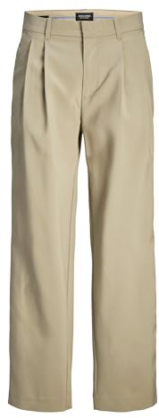 Jack & Jones Male Chino Pantaloni Wide Leg Fit Chino, Salvia Argento, 29W x 30L