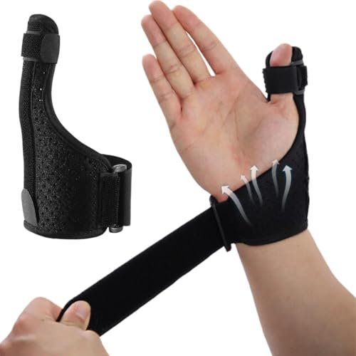 ZEPIQOR Daumenbandage Rechts, Daumenbandage Links, Arthrose Daumenorthese zur Daumen Verletzungen, Daumensattelgelenk Daumenstütze, für Schmerzlinderung, Arthritis, Sehnenentzündung