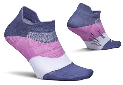 Feetures Elite Ultra Light Tab | No-Show Tab Running Socks for Men and Women with Targeted Arch Compression, Ultra Light Cushion and Moisture-Wicking Comfort