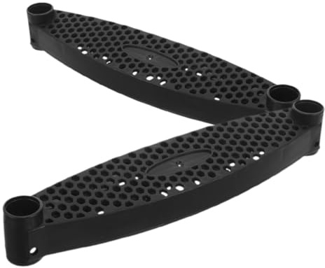 ULTECHNOVO Lot de 2 Marchettes D’escalier en Plastique pour Lit Superposé | Coussins de Sécurité, Installation Facile, Usage Polyvalent, Adaptés aux Marches, au Lit Rv, Couleur Noire