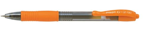 Pilot G207 Retractable Gel Rollerball 0.7 mm Tip (Box of 12) - Orange