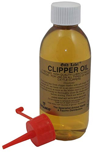 Gold Label, olio per taglio criniera equina
