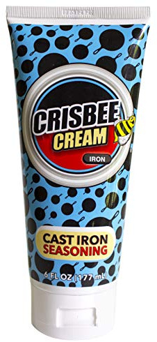 Crisbee Cream Iron® Cast Iron and Carbon Steel Seasoning - Blackstone Griddle Seasoning - Family Made in USA - 6 oz.