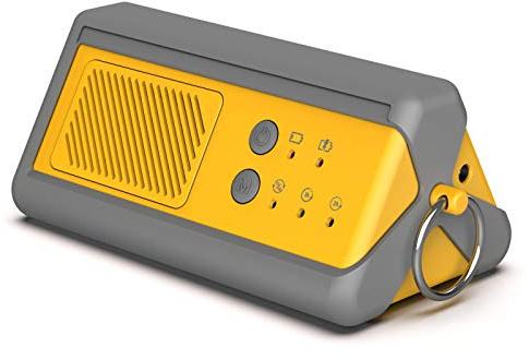 Airthereal PA1K-GO Générateur d’ozone portable – Éliminateur d’odeurs sans fil alimenté par batterie pour voiture, chambre d’hôtel, bureau, salle de bain et autres petits espaces (Jaune/Gris)