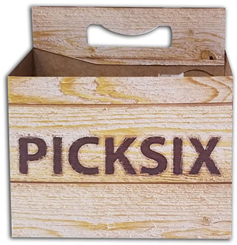 ICE N COLD 6pk Cardboard Carrier (Crate-PickSix, 150ct) | Holds 6pk 12oz Bottles | FAST SAME DAY SHIPPING