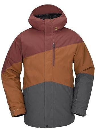 Volcom Winter Ski Jacket Primry Shell-Chaqueta de esquí de Invierno para Snowboard, Caramel S5, Medium para Hombre