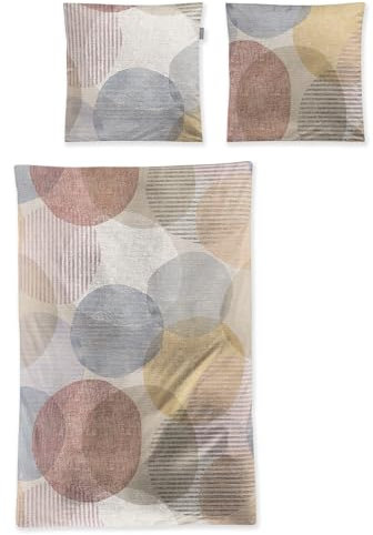 Irisette Flausch-Cotton Bettwäsche Zobel Kupfer 8553 1 Bettbezug 135 x 200 cm + 1 Kissenbezug 80 x 80 cm