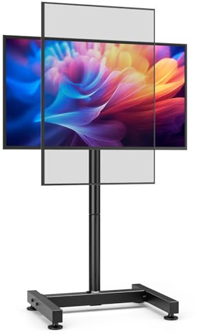 AX WABER Soporte independiente para televisores, apto para la mayoría de pantallas LCD de 13 a 50 pulgadas, televisores LED y OLED. Max Vesa: 200 x 200. Capacidad máxima de carga del televisor: 35 kg.